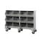 Little Giant Mobile Storage Bins - 15"D x 64"W, 4 Opening per Level MS415646PH - alternate 4